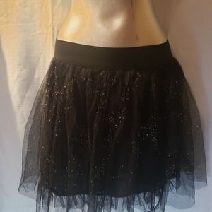 Forever 21 Black glitter skirt